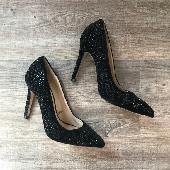 ZARA DAZZLING BLACK HEELS - Picture 3 of 8